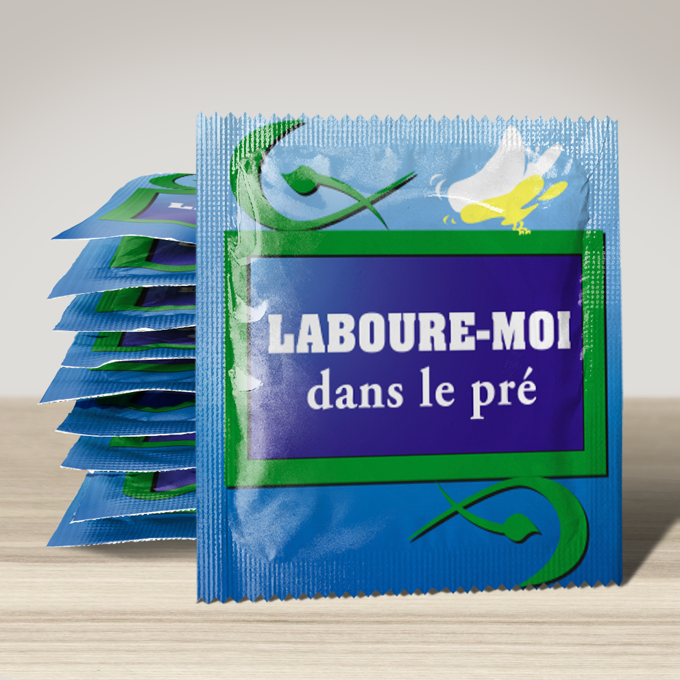 Préservatif : Préservatif : Laboure moi dans le pré