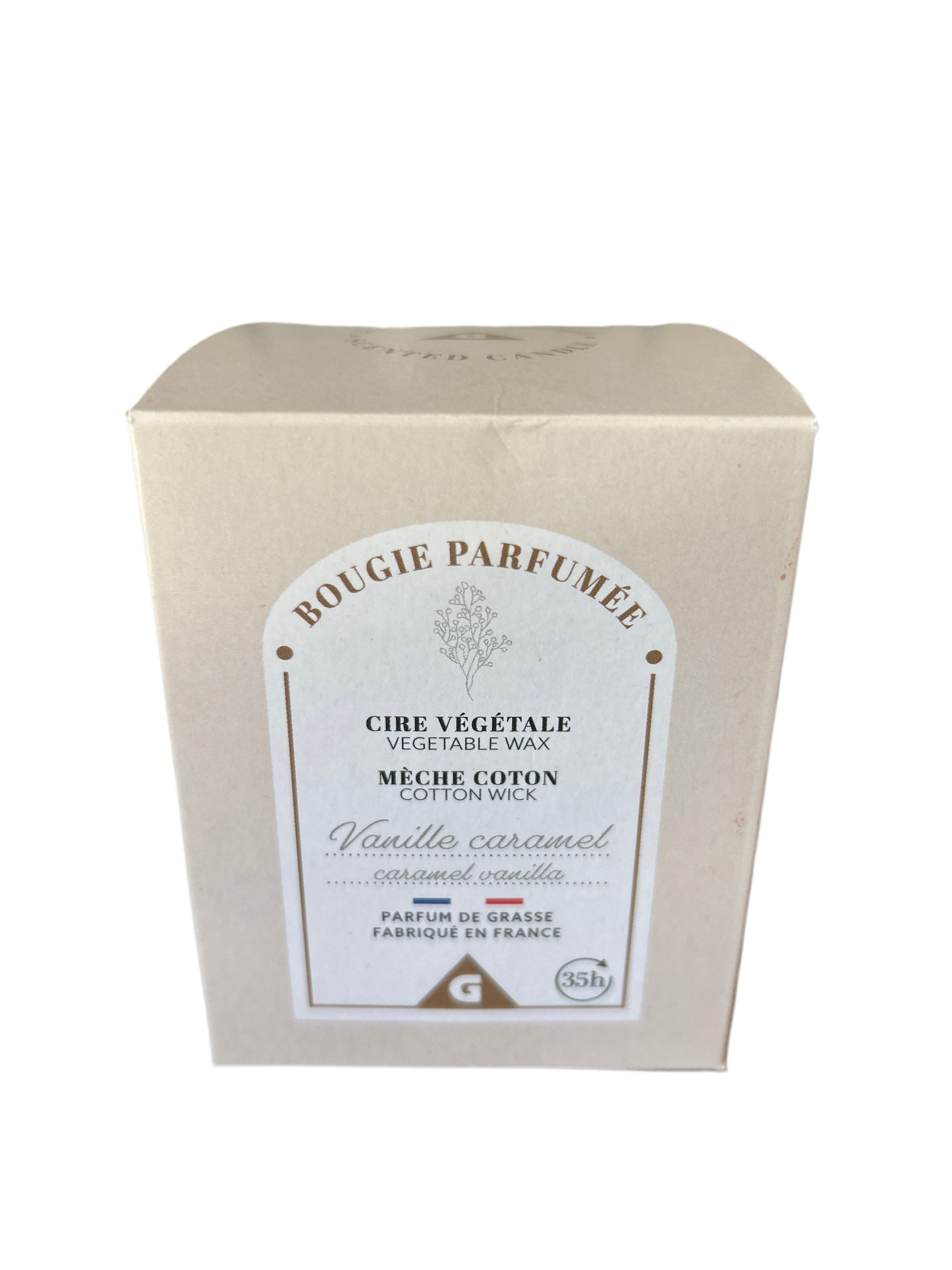 Bougie parfumée cire végétale