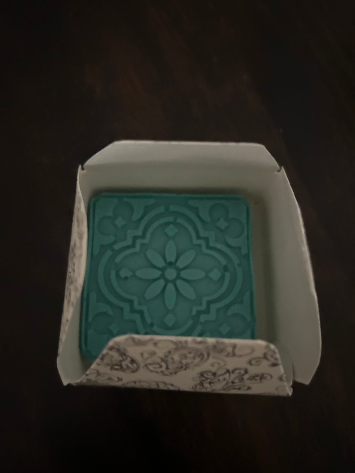 Savon décoré et parfumé