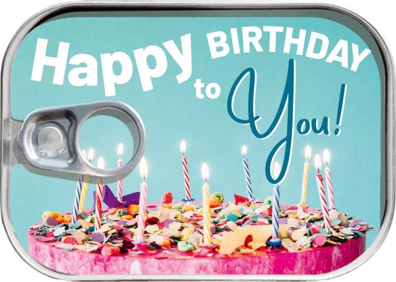 Boîte Peut envoyer par la poste « Joyeux anniversaire ! »