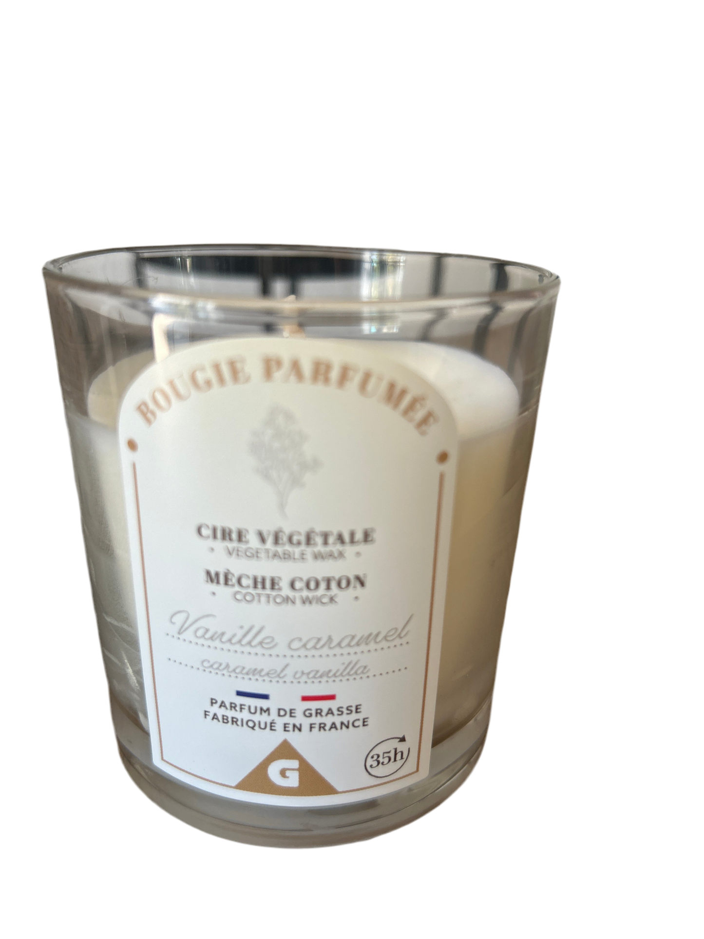 Bougie parfumée cire végétale