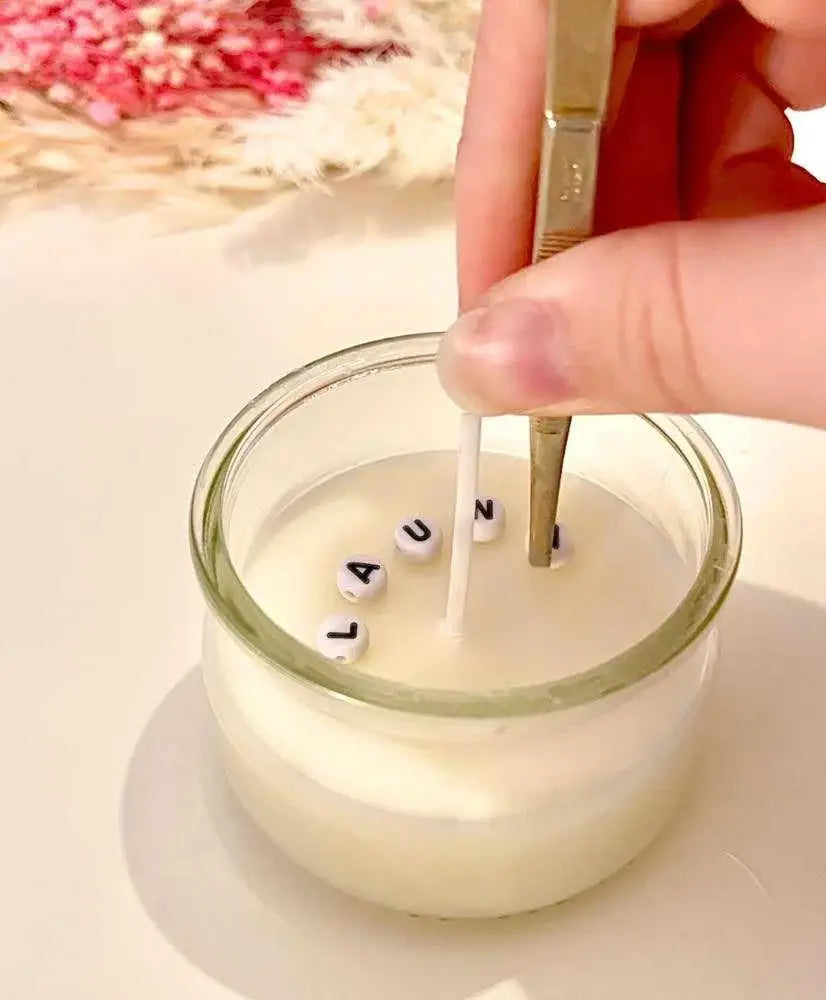 Bougie parfumée | Message caché " BONHEUR"