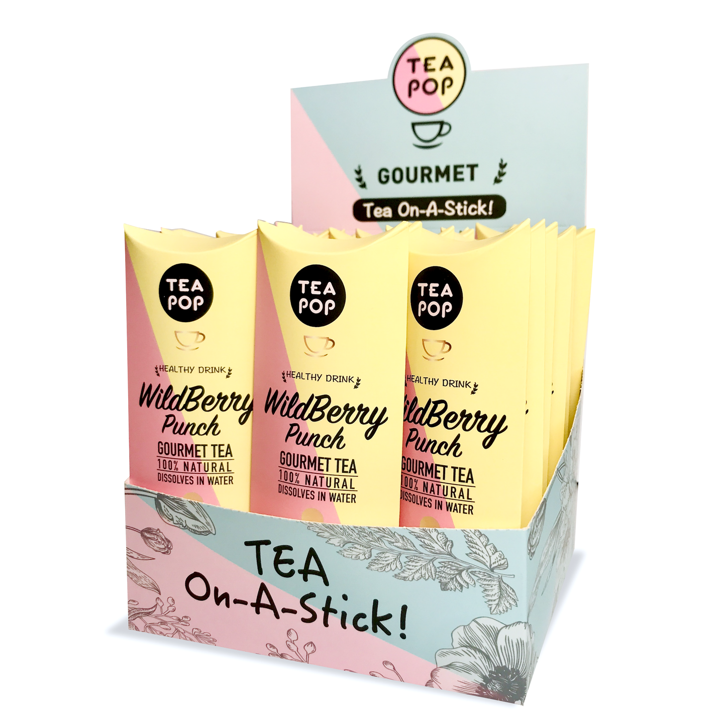 Thé WildBerry Punch Gourmet TEA sur bâton!