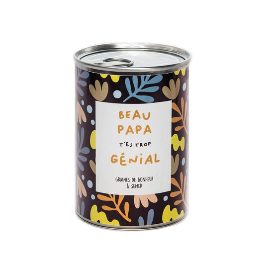 Kit à semer "Beau Papa T'Es Trop Génial" fabriqué en France