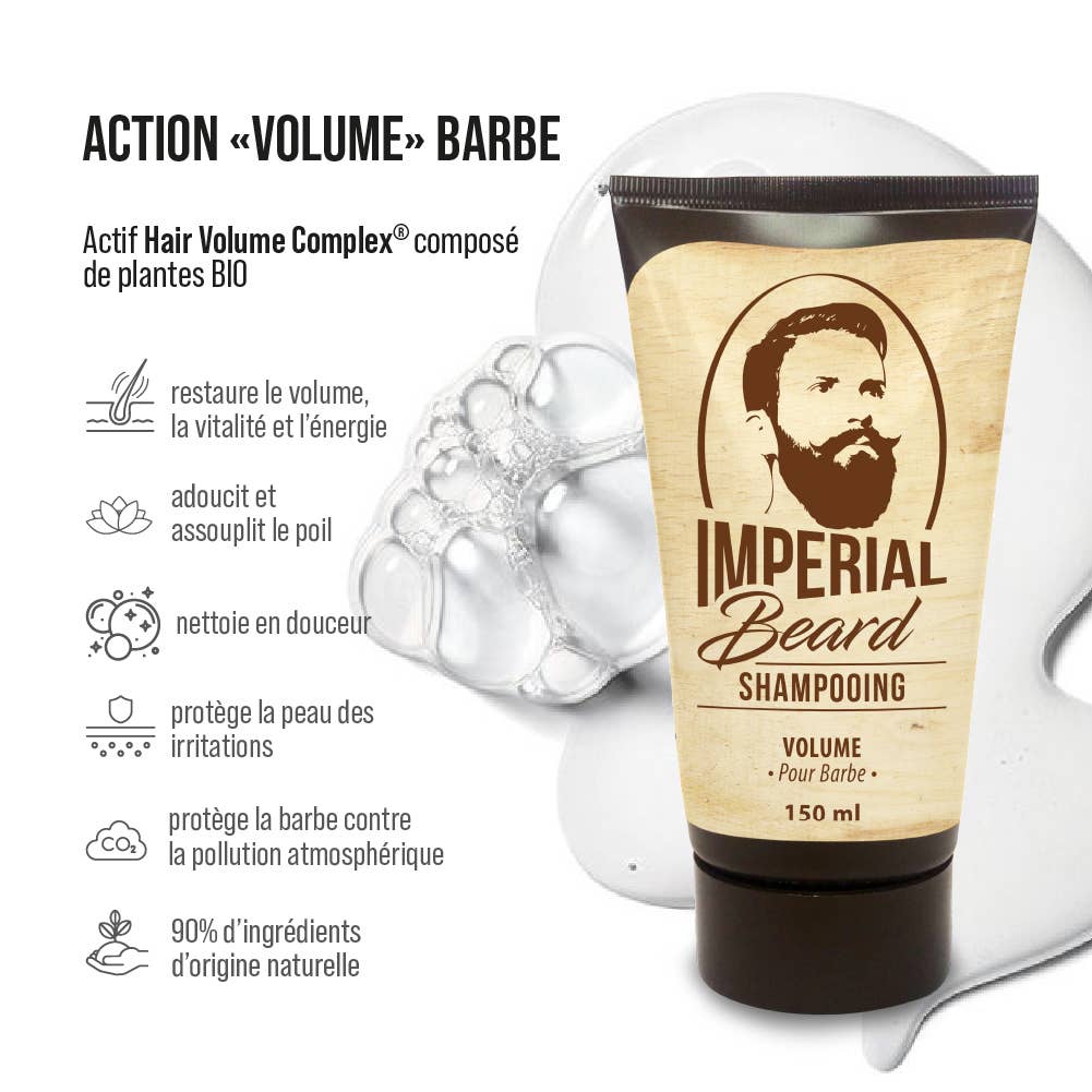 Soin homme Shampooing volume pour la barbe