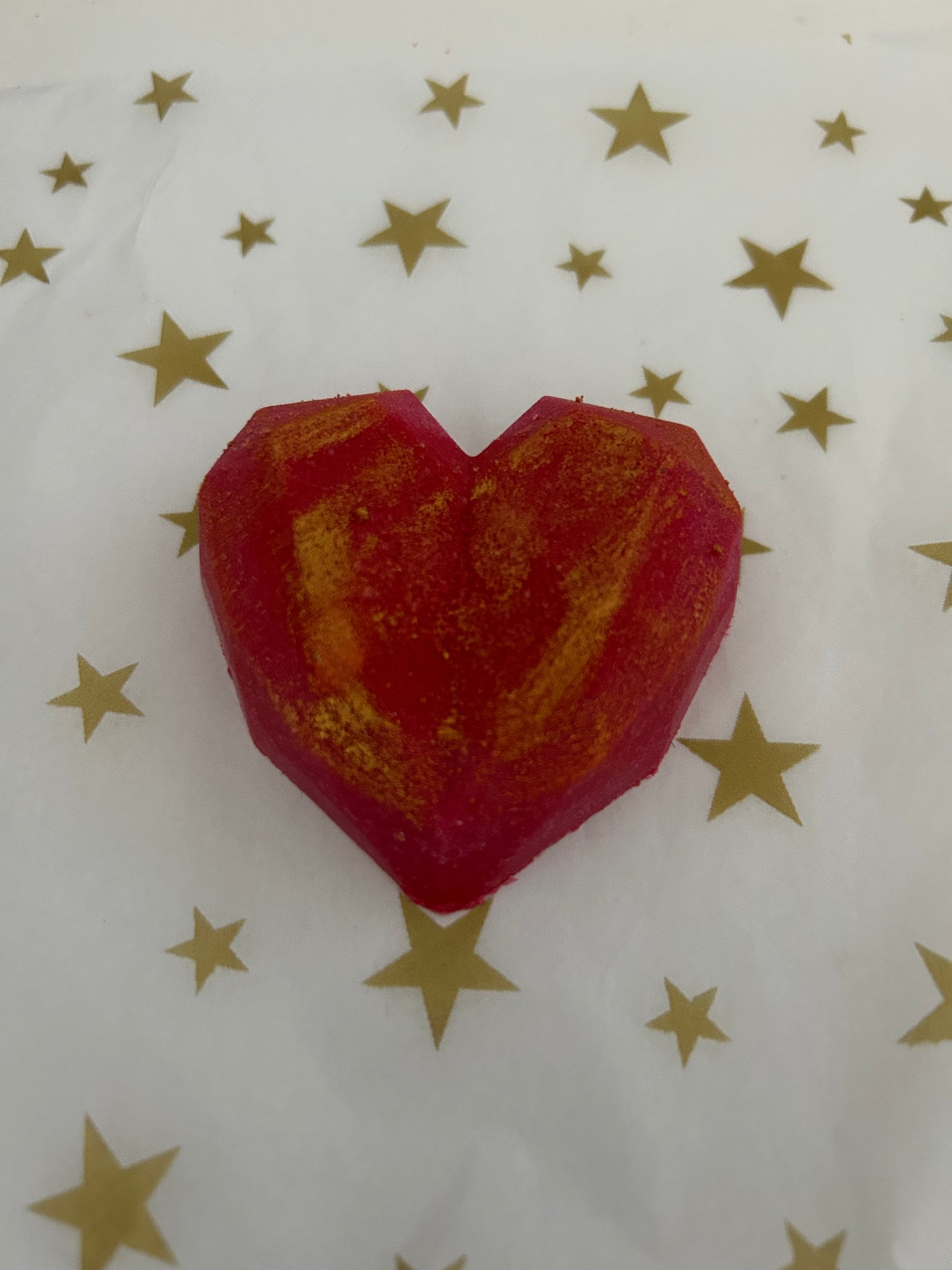 Fondant en forme de cœur parfum «  pomme d’amour »