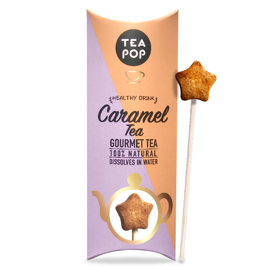 THÉ Gourmet Caramel Croustillant sur bâtonnet!