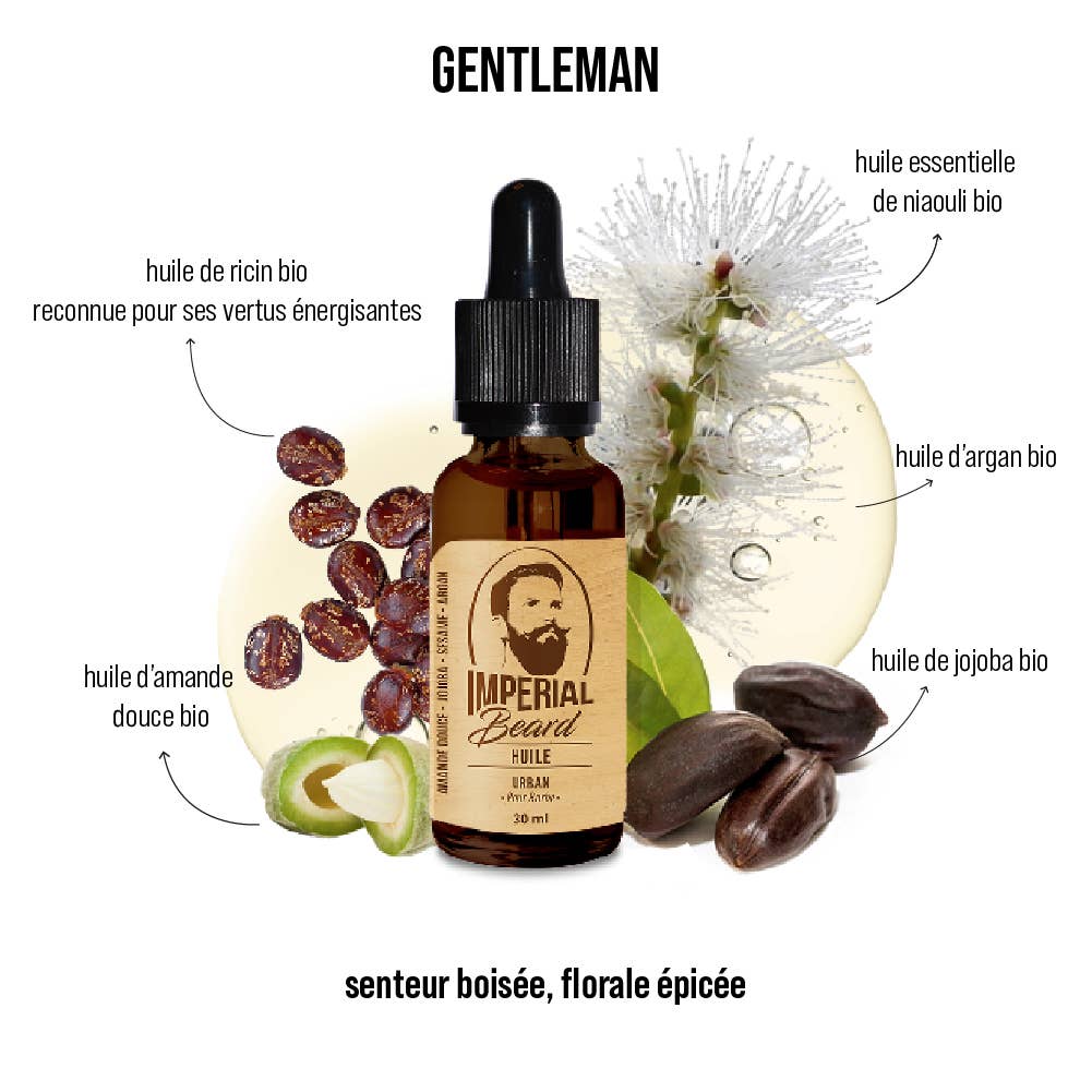 Soin homme Huile pour barbe - GENTLEMAN